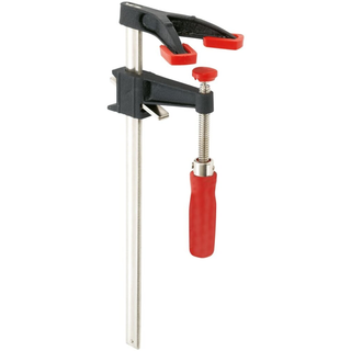 Bessey DHBC-12 Clamp, Woodworking, Double Jaw, Clutch Style, Swivel Pads, 3.5 In. x 12 In., 400 lb