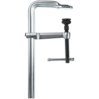 Bessey GSM25 Clamp, welding, F-style, heavy duty pad, 9 In. x 5.5 In , 2660 lb