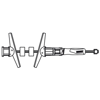 Bessey KR-AS Clamp accessory, for KR3 and KRV Series, wide angle jaw adaptor for REVO