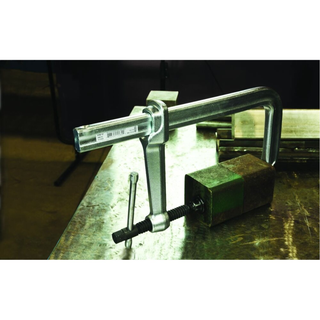 Bessey  STB-18 Clamp, welding, F-style, crimped on swivel pad, 18 In. x 7 In., 4880 lb