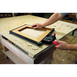 Bessey VAS-23+2K-CB Clamp, woodworking, strap clamp, 2K Handle, 23 ft. strap