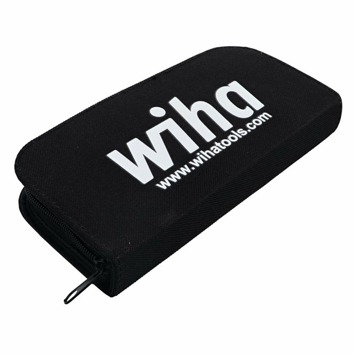 Wiha 38790 20 Piece ESD Safe Quick Release Zipper Case Set