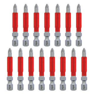 Wiha Tools 76647 MaxxTor Impact Bit Pozidriv #1 - 49mm - 15 Pack