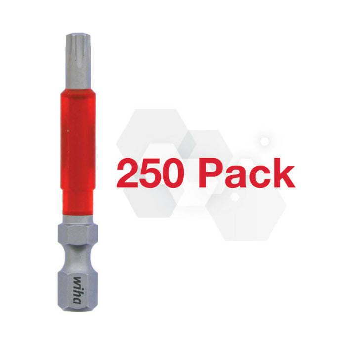 Wiha Tools 76596 Impact Power Bit TORX® T25 Pack of 250 Bits