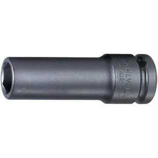 Stahlwille 23090221 2309 1/2" Extra Deep 6-pt Impact Socket, 21 mm