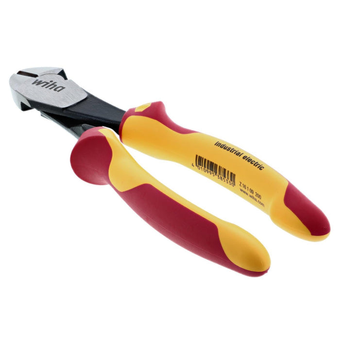 Wiha 32939 Insulated Industrial High Leverage Diagonal Cutters 8 Inch