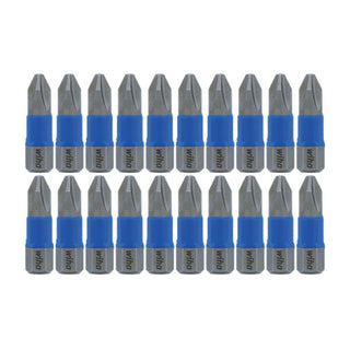 Wiha Tools 70042 TerminatorBlue Impact Bit Box - Phillips #2 - 1 Inch - 20 Pack