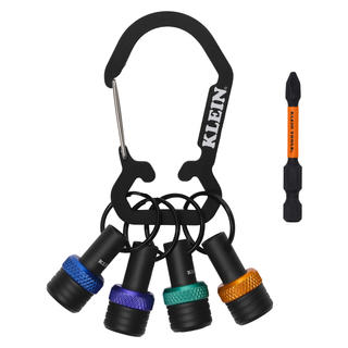 Klein Tools K33850 Bit Holder Keychain Set, 5 Pc.