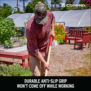 Corona SH16100  Forged Hardwood Handle Mortar Hoe, 7 in.