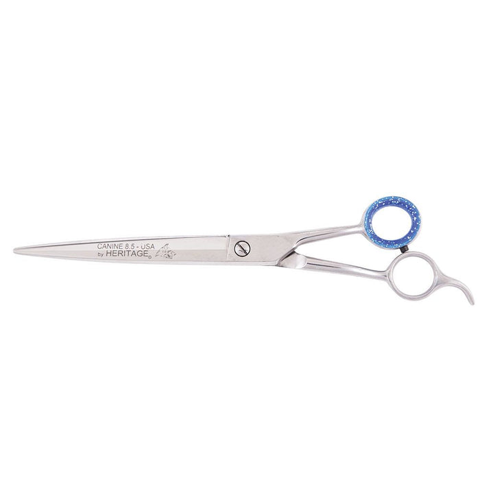 Heritage Cutlery K985-O 8-1/2'' Pet Grooming Scissor w/ Serrations / Offset Handles