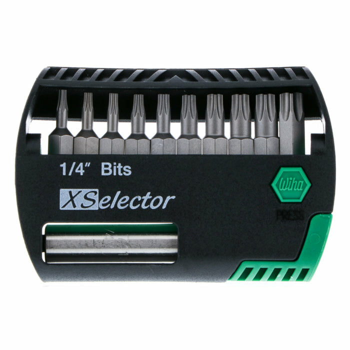 Wiha 79445 TORX  XSelector Bit Set, 10 Piece