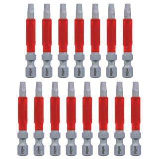 Wiha Tools 76645 MaxxTor Impact Bit Square #2 - 49mm - 15 Pack