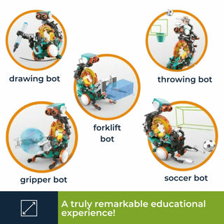 Velleman KSR19 5-in-1 Mechanical Coding Robot