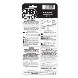 J-B Weld 50165 Steel Reinforced Epoxy Syringe, 25 mL