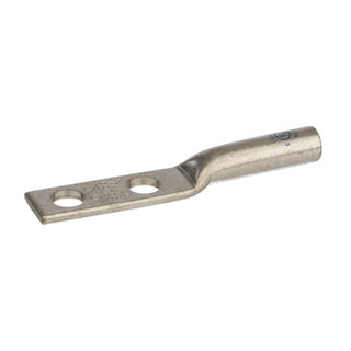 NSI L6N-14 Copper Long Lug – Blue 2-Hole 6 AWG 1/4 Inch