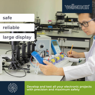 Velleman LABPS3005DN Programmable Dc Lab Power Supply 0-30 Vdc / 5 A Max Dual Led Display With Usb 2.0 Interface
