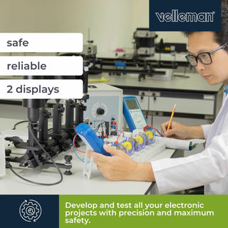 Velleman LABPS3005N Dc Lab Power Supply 0-30 Vdc / 0-5 A Max With Dual Led Display