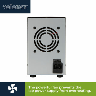 Velleman LABPS3005N Dc Lab Power Supply 0-30 Vdc / 0-5 A Max With Dual Led Display