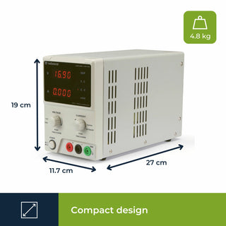Velleman LABPS3005N Dc Lab Power Supply 0-30 Vdc / 0-5 A Max With Dual Led Display