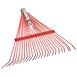 Corona RK 24061 Spring Brace Rake, 24 in. Head, 24 Tines, Aluminum Handle