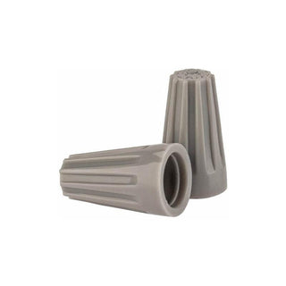 Ideal 30-871 71B Wire-Nut Wire Connectors Gray, Barrel of 150,000 16-22 AWG