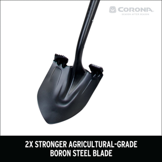 Corona SS16120  14 Round Square Point Fiberglass Handle Shovel