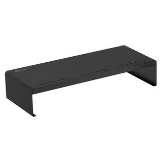 SilverStone MR03B Monitor Stand Riser with a Removable Phone Holder, Headphone Holder, and Storage Tray