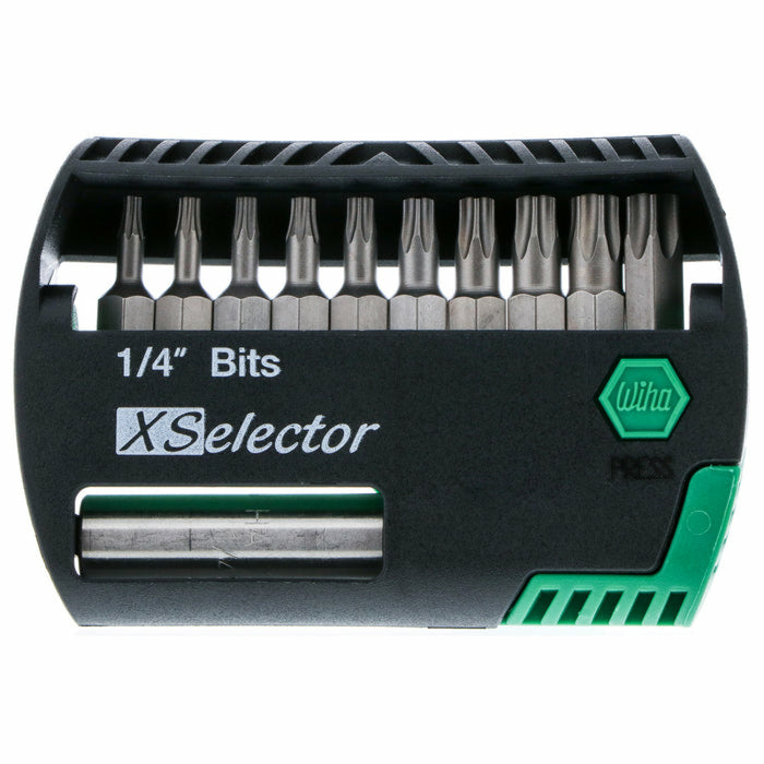 Wiha 79447 Security TORX XSelector Bit Set, 10 Piece