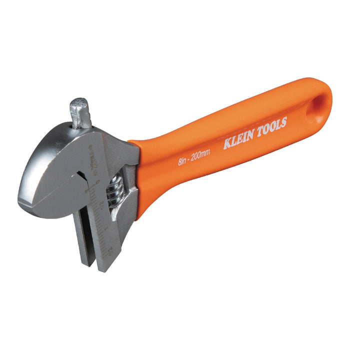Klein Tools O5098 Extra-Wide Jaw Adjustable Wrench, 8"