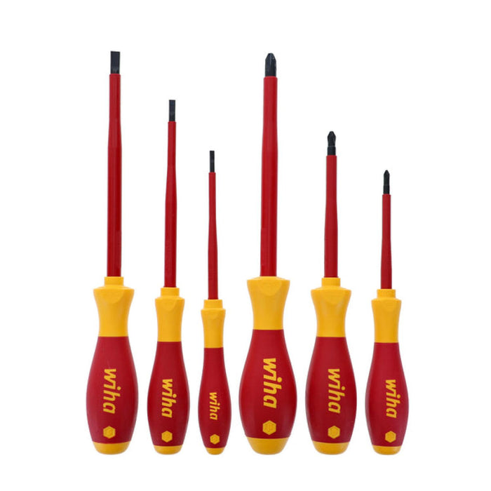 Wiha 32092 6 Piece Insulated Slotted and Phillips Screwdriver Set