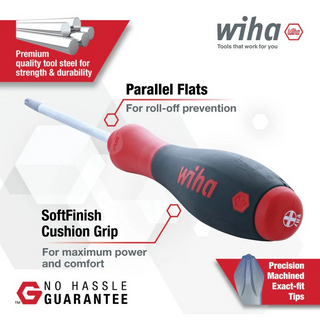 Wiha Tools 30282 Screwdriver Set - PicoFinish Precision, SoftFinish Standard and Stubby, 12 Pc.