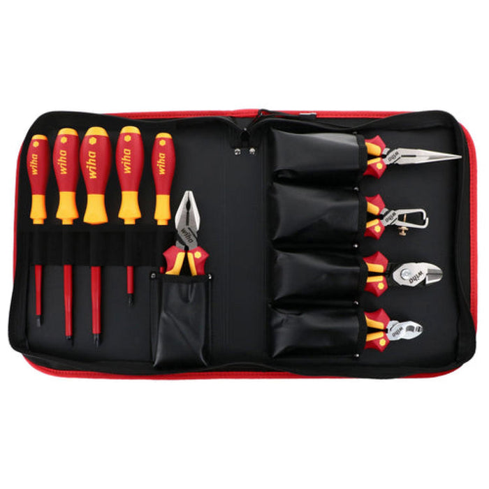 Wiha 32891 10 Piece Insulated Pliers-Cutters and Screwdriver Set
