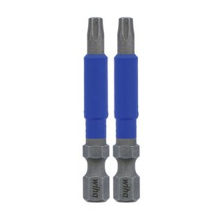 Wiha Tools 70219 TerminatorBlue Impact Bit TORX® T20 - 2 Inch - 2 Pack