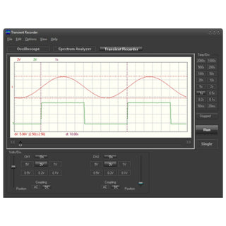 Velleman PCSU02 Mini PC oscilloscope, 2 channels, with USB connection