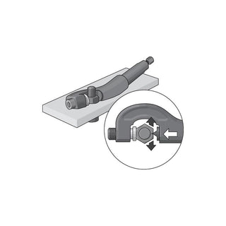 Gedore 8009450 Nut splitter, hydraulic 7-22 mm, M4-M14