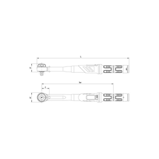 Gedore 2641267 Torque wrench DREMASTER K 3/4 Inch , 80-400 Nm