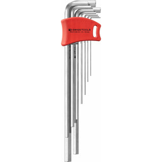 PB Swiss PB 211.DH-10 Key L- Wrenches, Long, Set in a Compact Plastic Holder