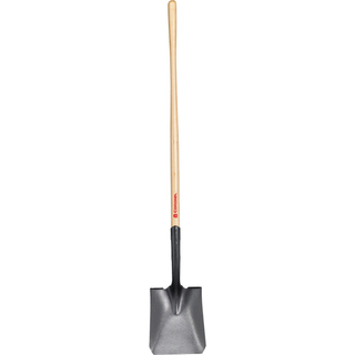 Corona SS 66000 Square Point Shovel, 14-Gauge 11 In Head 48 In Wood Handle
