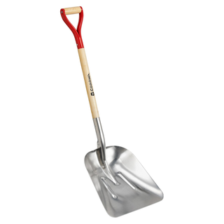 Corona SS16701 #10 Aluminum Western Scoop Hardwood Handle, D Grip Shovel