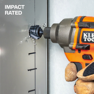 Klein Tools QRST2S Step Drill Bit Set, Quick-Release, Straight, Double Fluted, 3 Pc.