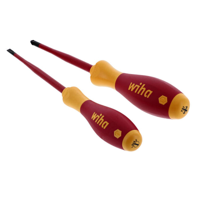 Wiha 32189 Insulated Screwdrivers Phillips No.2 and Slotted 4.5mm, 2 Piece
