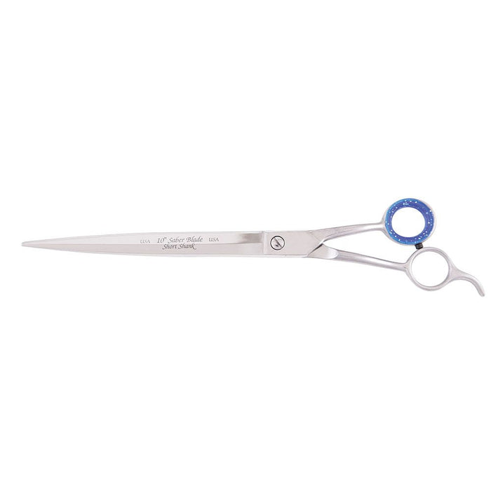 Heritage Cutlery SA10-CO 10'' Pet Grooming Scissor w/triangular shape blade/Curved Blades/Offset Handles