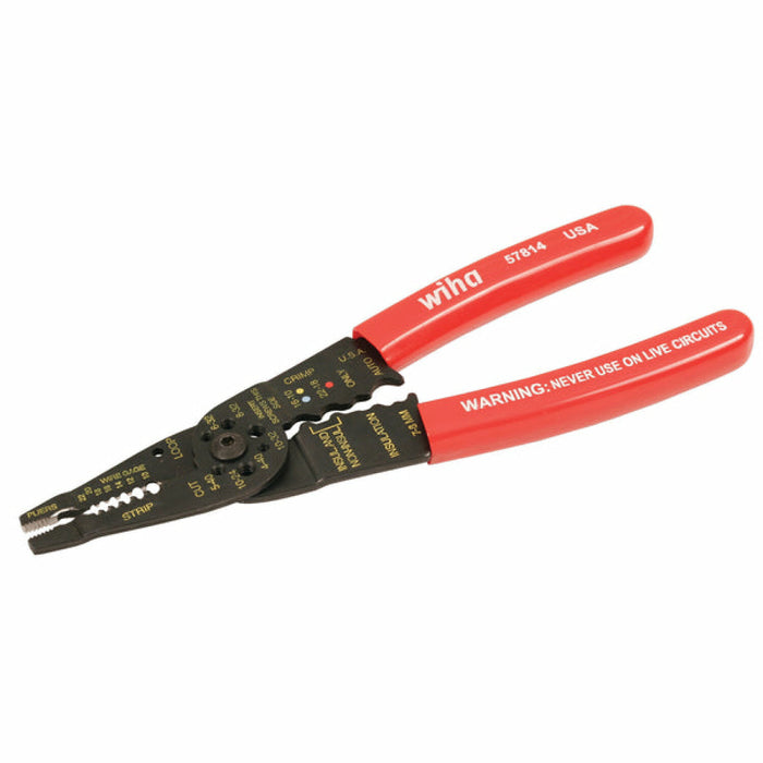 Wiha 57814 578 Combo Strippers Crimper Pliers AWG 10-22