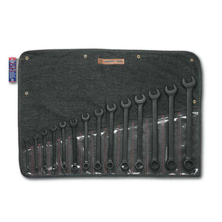 Wright Tool 721 Black 12 Pt. Combination Wrench Set 14 Piece