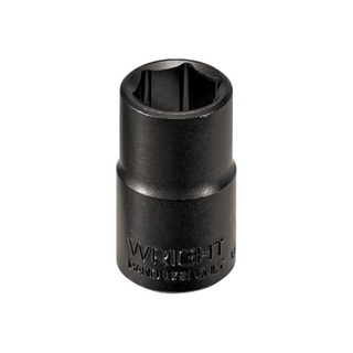 Wright Tool 33020 3/8" Drive 6 Point Standard Black Industrial Socket - 5/8"