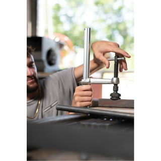 Bessey SGL-18 Clamp, welding, F-style, heavy duty pad, 18 In. x 4.75 In., 1800 lb