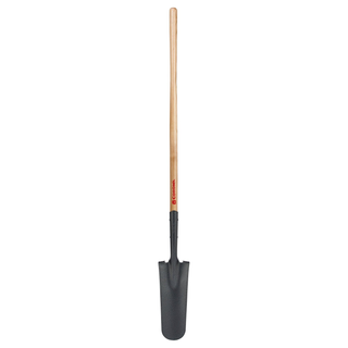 Corona SS 62000 Closed-Back, Drain Spade Shovel, 14-Gauge, 12 in. Head, 48 in. Wood Handle