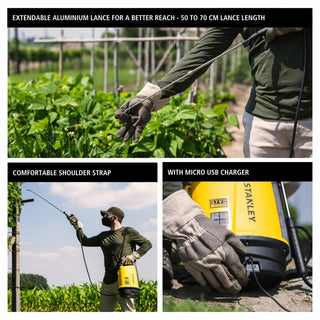 Velleman STN-SP05 Rechargeable Battery-Powered Pressure Sprayer - 5L