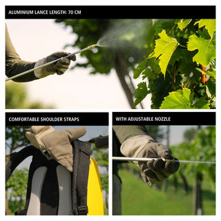 Velleman STN-SP12 Rechargeable Backpack Pressure Sprayer 12 L