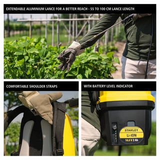 Velleman STN-SP16 Rechargeable Backpack Pressure Sprayer 16L